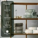 Kit 10 Toalhas Banhão + 10 de Rosto (BRINDE) | Gigante Fio Penteado Lumina Kit