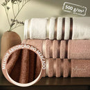 Kit 10 Toalhas Banhão + 10 de Rosto [BRINDE] | Gigante Fio Penteado Lumina Kit